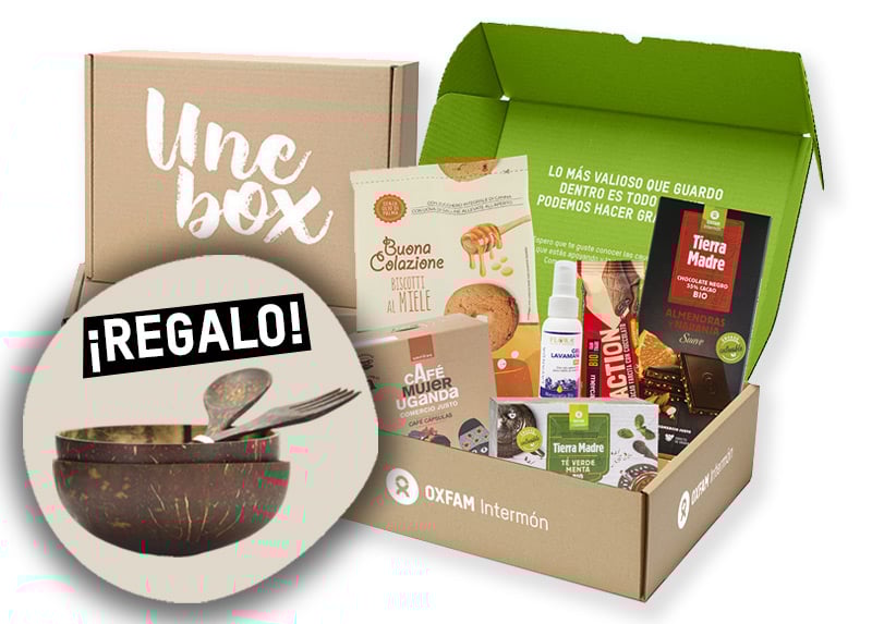 caja-unebox-comercio-justo-agua-regalo2