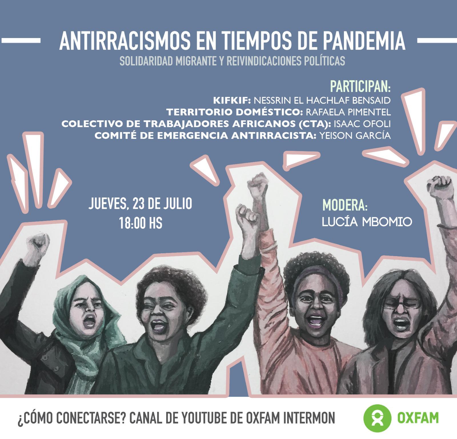 cartel webinar antirracismos